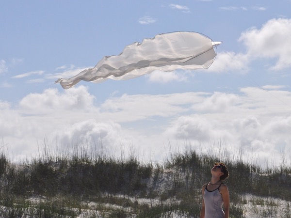 First Flowx kite test flight with Ruth Whiting at Anastasia beach