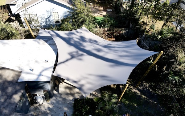 Shade sail for Raymond and Lorraine