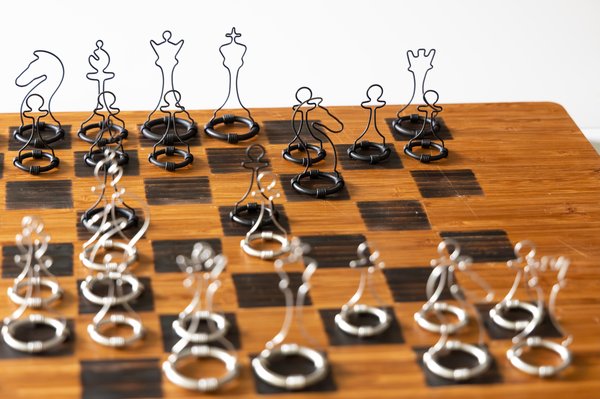 Image 7 from Wire Chess Set by Tim Elverston