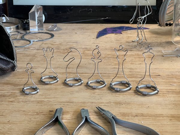 Image 33 from Wire Chess Set by Tim Elverston