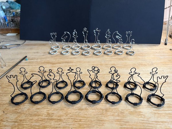 Image 65 from Wire Chess Set by Tim Elverston