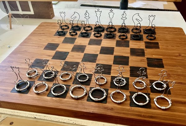 Image 71 from Wire Chess Set by Tim Elverston