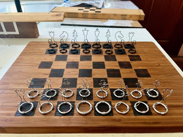 Image 72 from Wire Chess Set by Tim Elverston