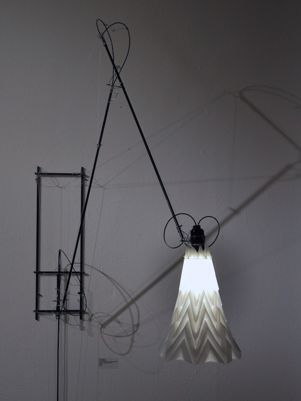 Counterweighted lamp by Tim Elverston of WindFire Designs