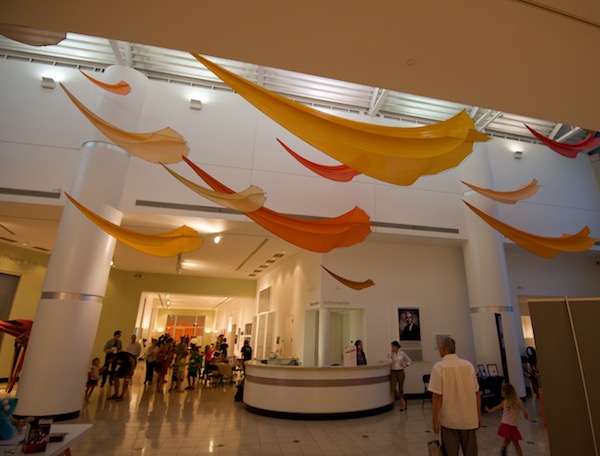 Flowx installation by WindFire Designs at the Harn Museum Gainesville FL