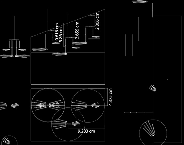 Installation plan drawing for the a residence hand mobile commission
