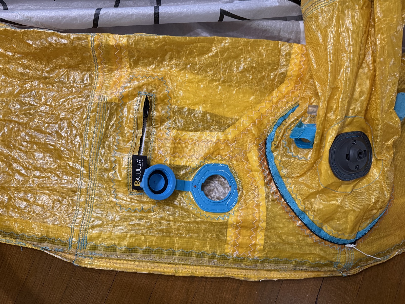 Finished Aluula leading edge repair seam