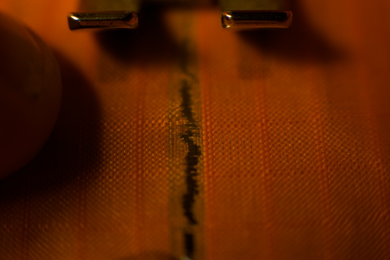 Dudek Nemo paraglider repair by WindFire Designs — finished internal patch repair on the wing