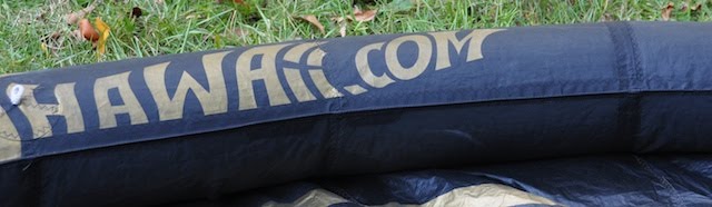 Shape testing the Wainman Rabbit kite with a new bladder after the leading edge repair